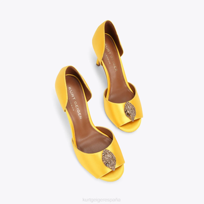 Kurt Geiger mujer londres kensington d\orsay 2LPR343 | calzados amarillo